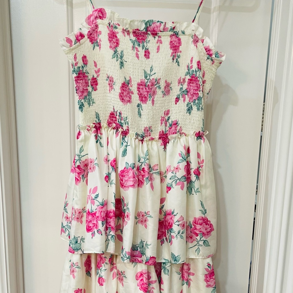 Beautiful Floral Strapped Love Shack Fancy x Target Dress